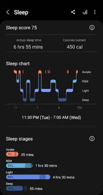 Samsung Health (Android Wear) android App screenshot 9